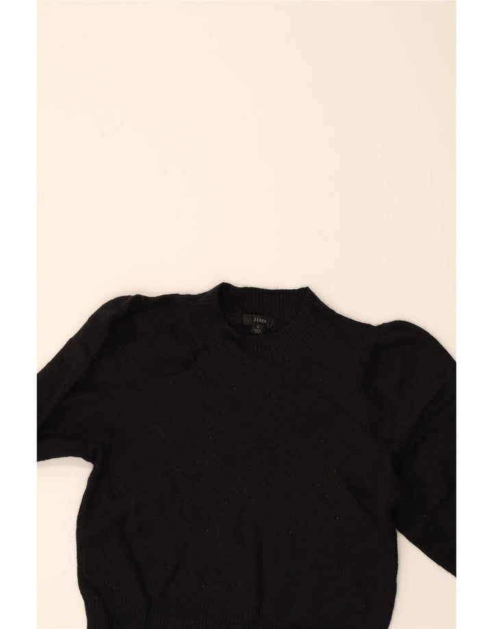 J. CREW Womens Crew Neck Jumper Sweater UK 10 Small Black Polyamide Vintage J. Crew and Second-Hand J. Crew from Messina Hembry 