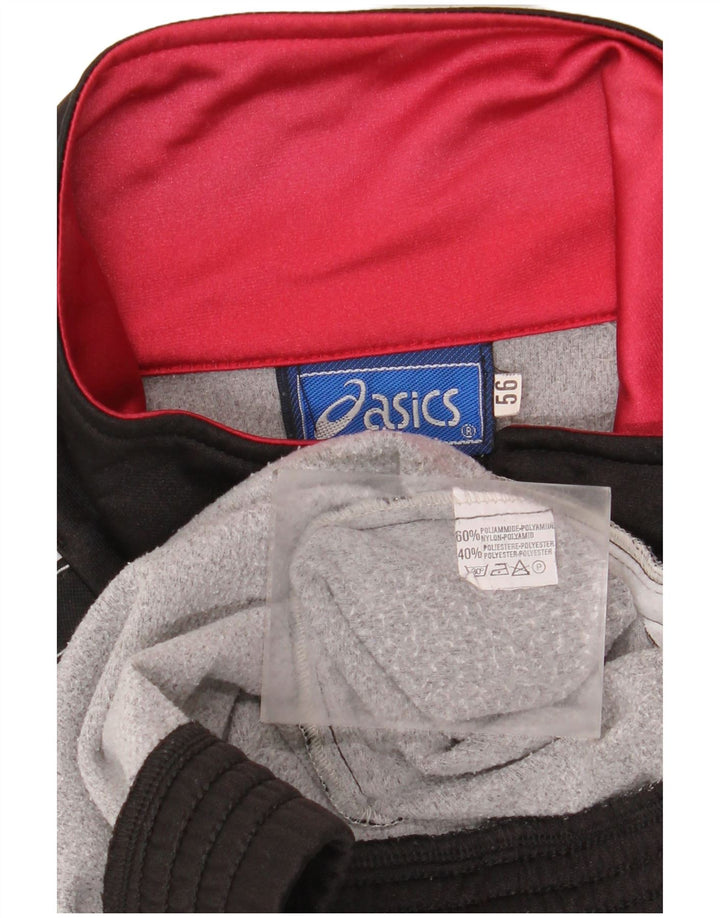 ASICS Herre grafisk træningsdragt Topjakke IT 56 XL Sort Colourblock