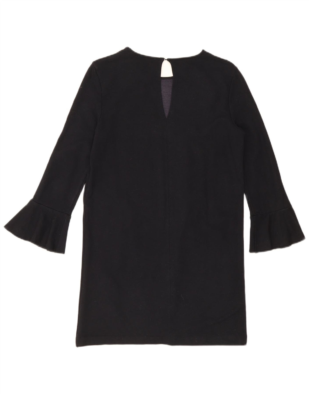 Zara Dame Langærmet Shift Dress UK 10 Small Navy Blue