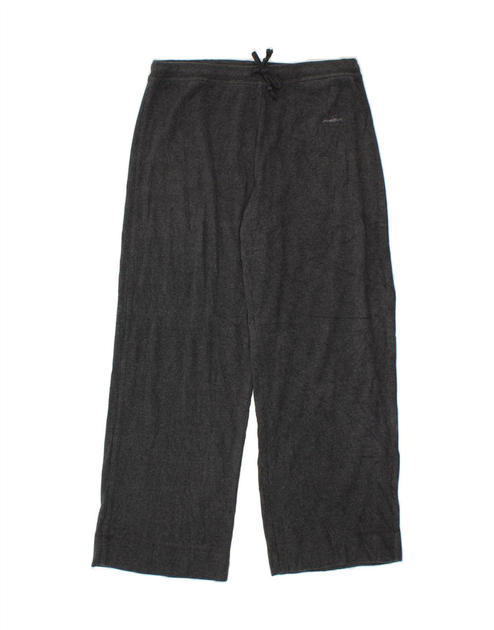 REEBOK Womens Tracksuit Trousers UK 12 Medium Grey Cotton Vintage Reebok and Second-Hand Reebok from Messina Hembry 