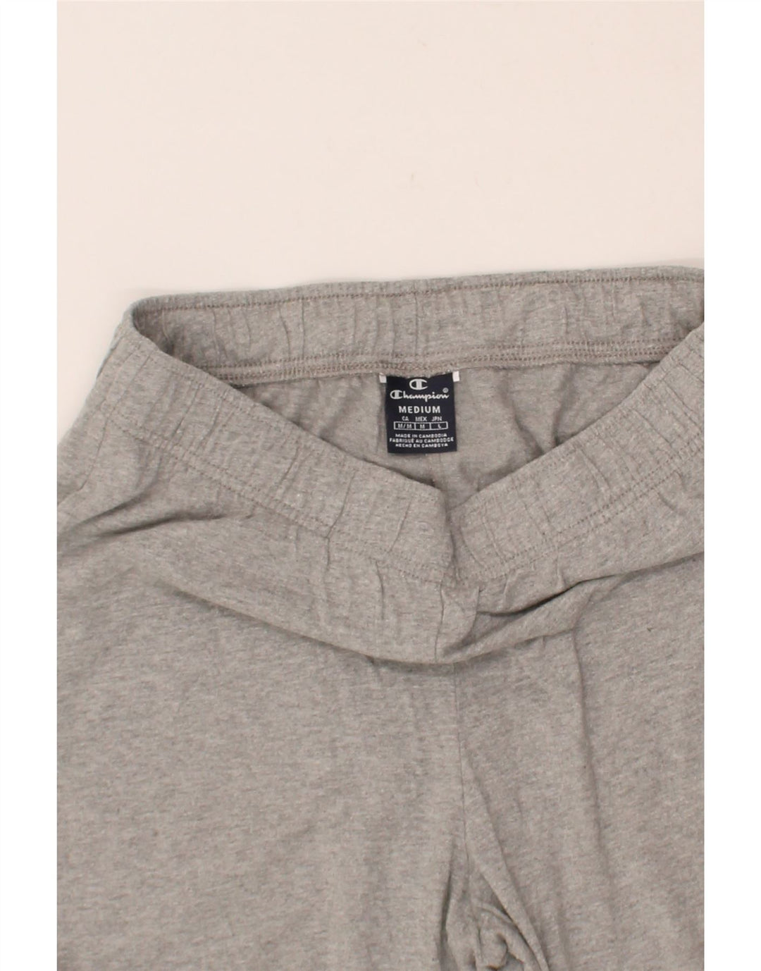 CHAMPION Mens Sport Shorts Medium  Grey Vintage Champion and Second-Hand Champion from Messina Hembry 