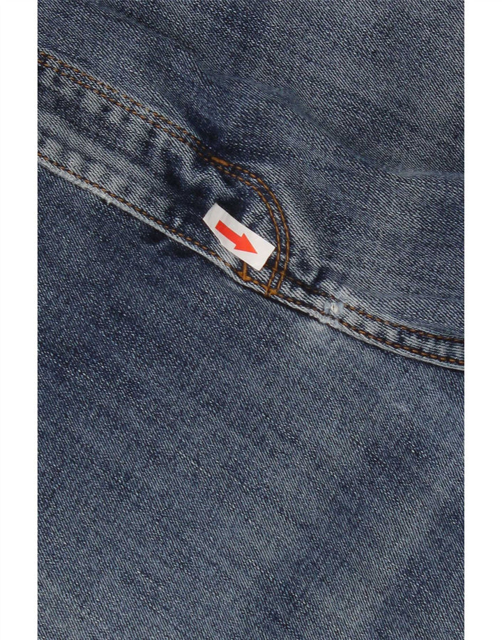 Marks & Spencer Herre Regular Cropped Jeans W38 L25 Blue Cotton