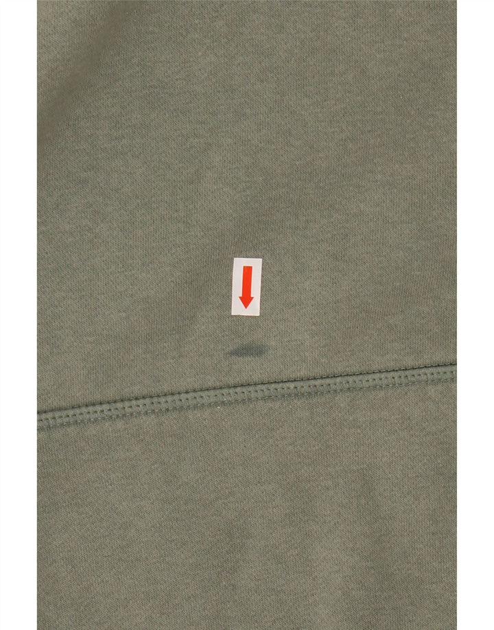 HURLEY Grafisk hættetrøje til kvinder UK 14 Mellemgrøn bomuld