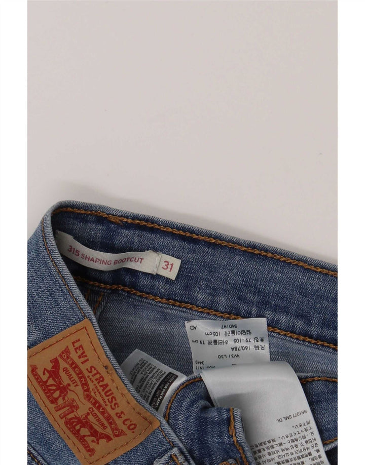 Levi's Herre 315 Shaping Bootcut Jeans W31 L30 Blue Cotton