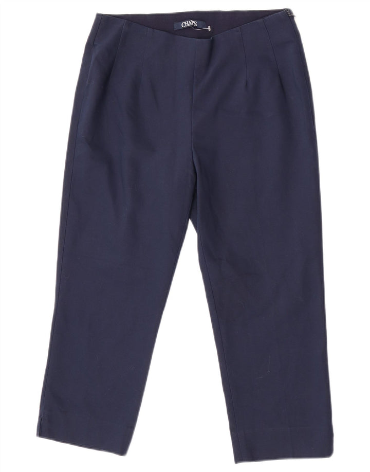 Chaps Dame Capri Bukser US 6 Medium W27 L21 Marineblå Polyester