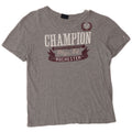 Champion Herre Rochester Grafisk T-Shirt Top Stor Grå Bomuld