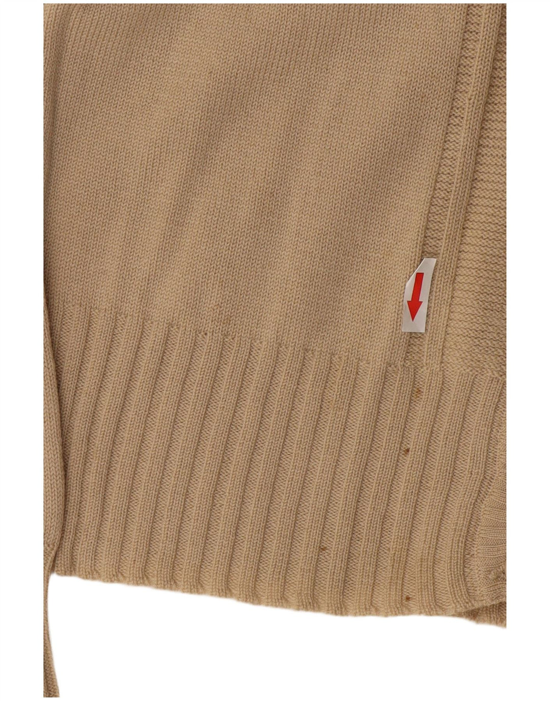 Luisa Spagnoli Dame Cardigan Sweater UK 12 Medium Beige Uld