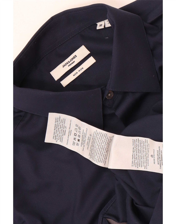 Jack & Jones Herre Regular Fit skjorte Medium marineblå bomuld