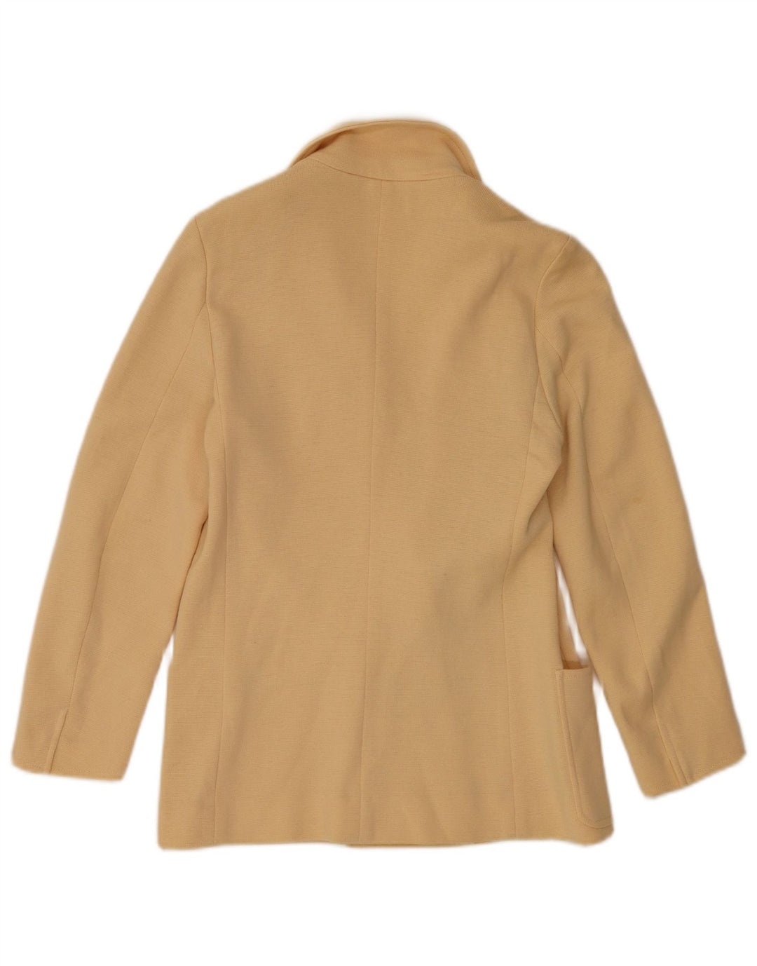 Gibi Damestrik Dobbeltradet Blazerjakke IT 44 Medium Beige Uld