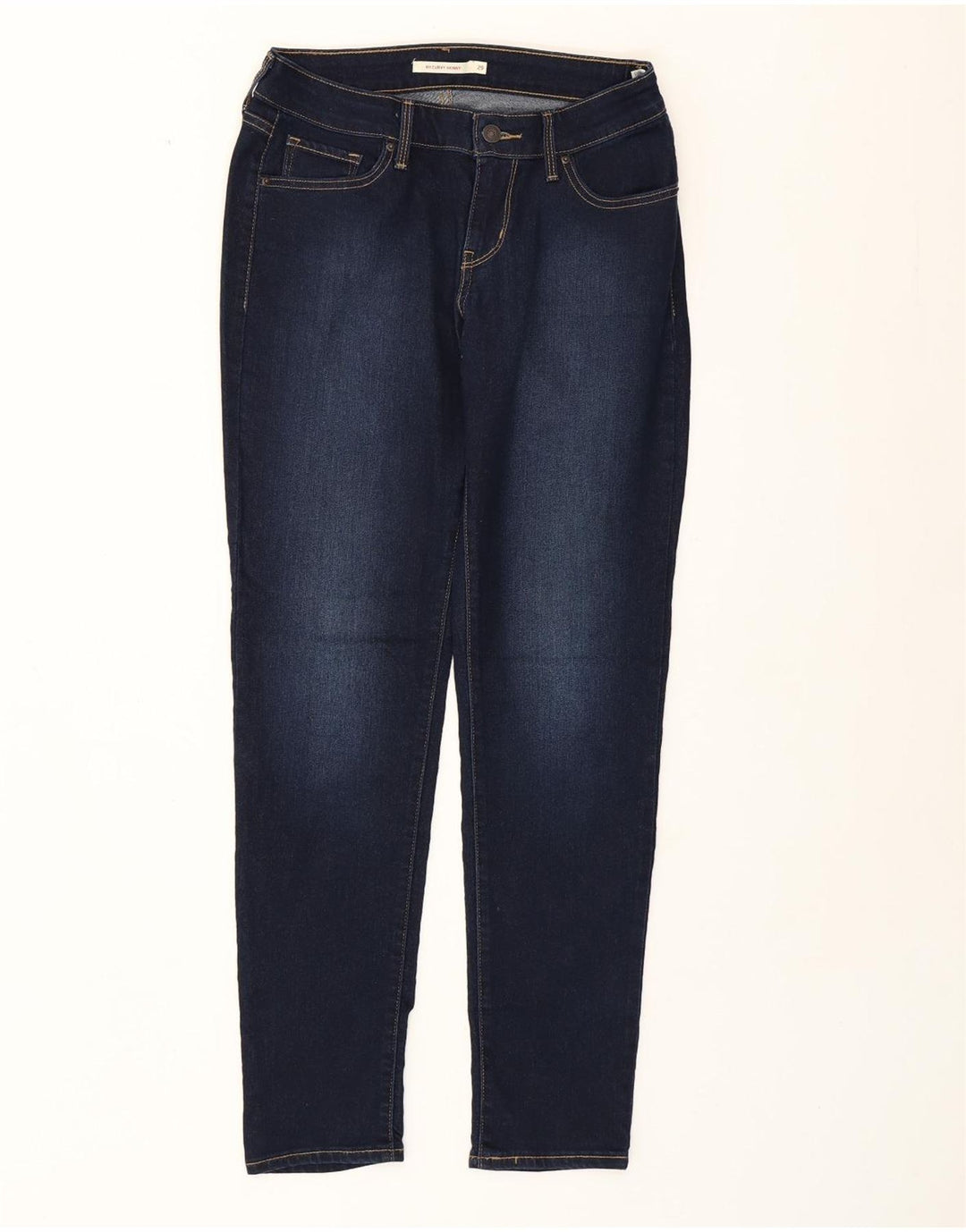Levi's Kvinder Curvy Fit Skinny Jeans W29 L29 Blå Bomuld Classic