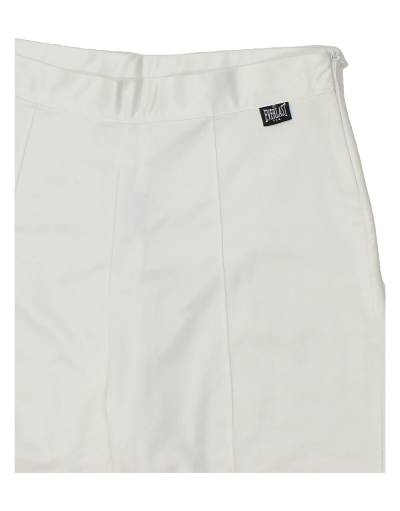 EVERLAST Womens Straight Casual Trousers W28 L29 White Vintage Everlast and Second-Hand Everlast from Messina Hembry 