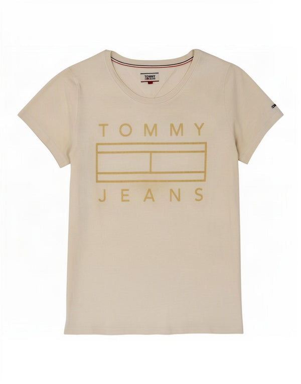 Tommy Hilfiger Herre Grafisk T-Shirt Top 2XS Hvid Bomuld
