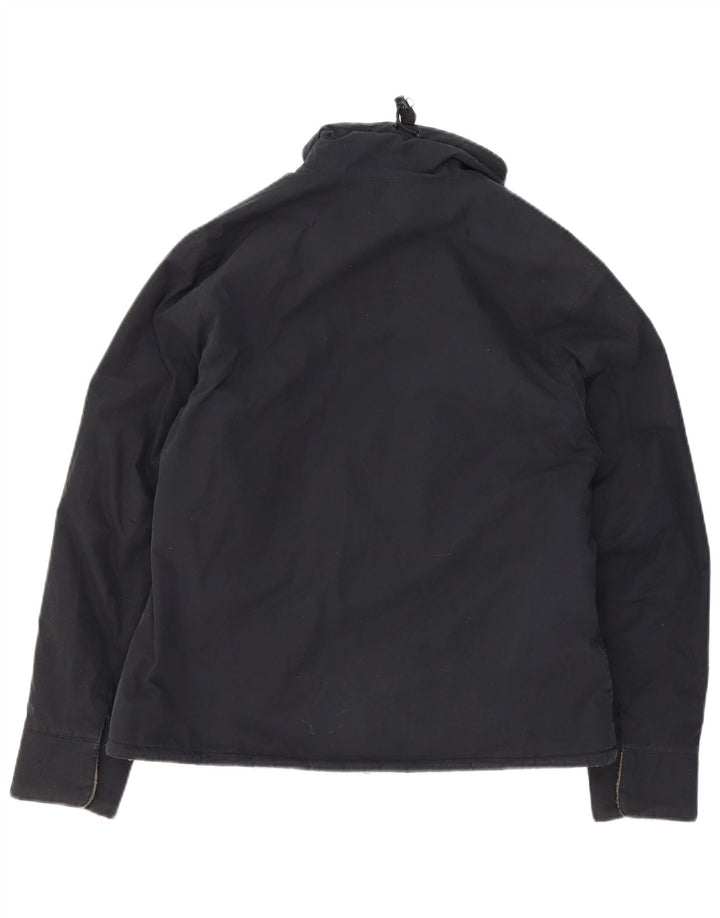 Jack Wolfskin Dame Windbreaker Jacket UK 12/14 Medium Black Polyester
