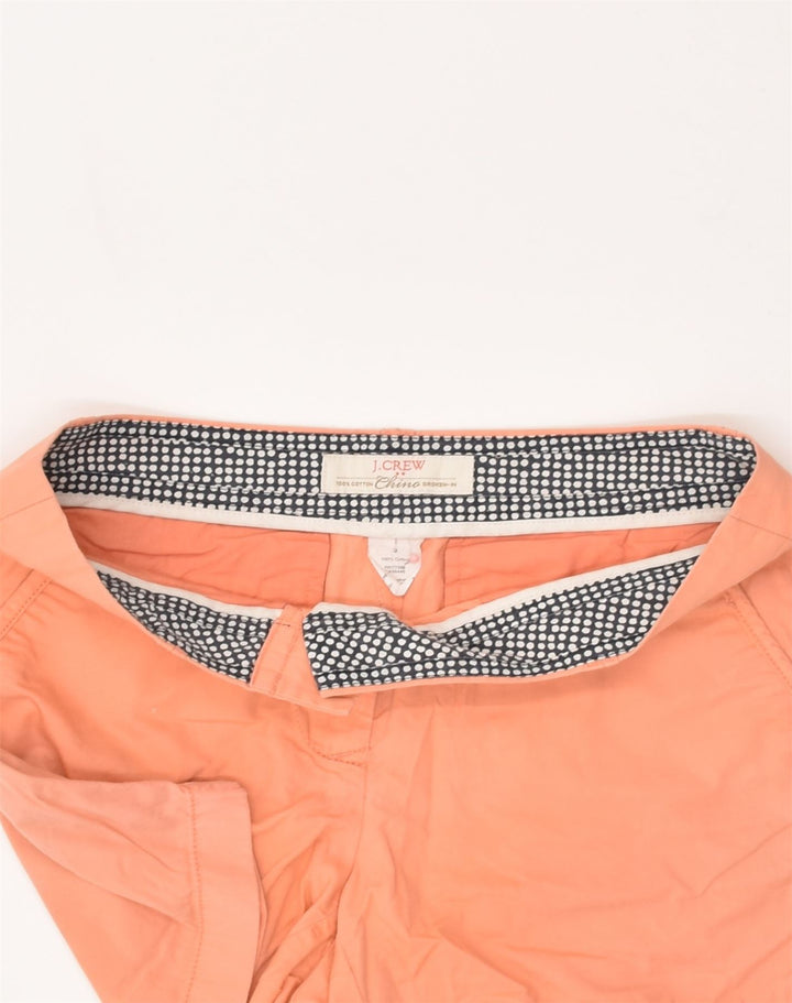 J. CREW Womens Chino Shorts W28 Medium Orange Cotton | Vintage J. Crew | Thrift | Second-Hand J. Crew | Used Clothing | Messina Hembry 
