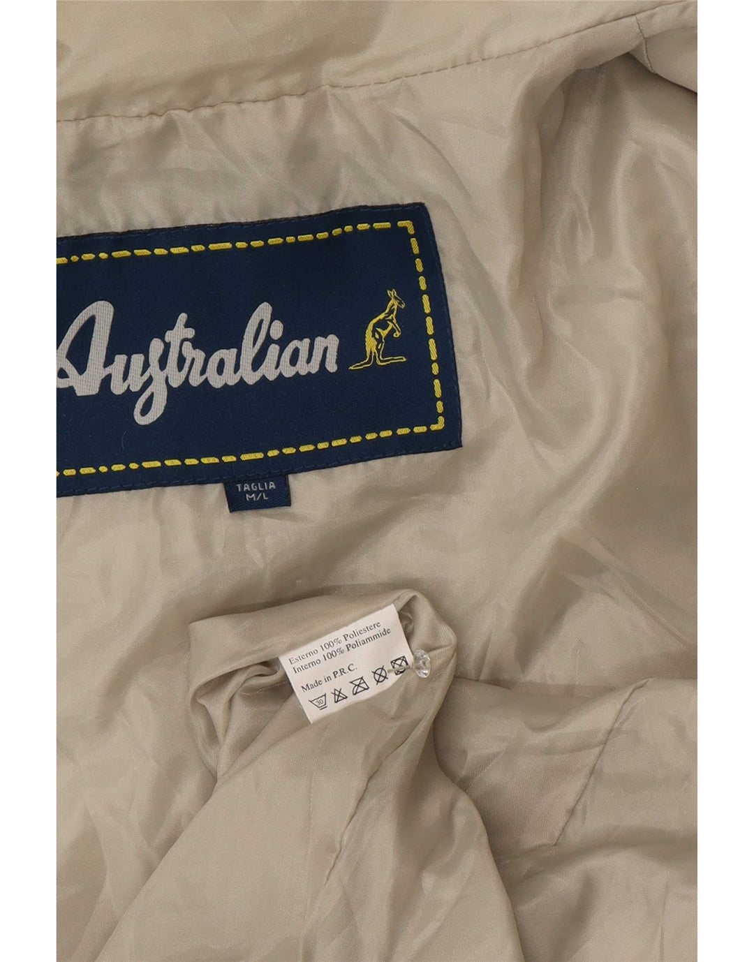 AUSTRALIAN L'ALPINA Herre Windbreaker Jacket UK 38 Medium Navy Blue