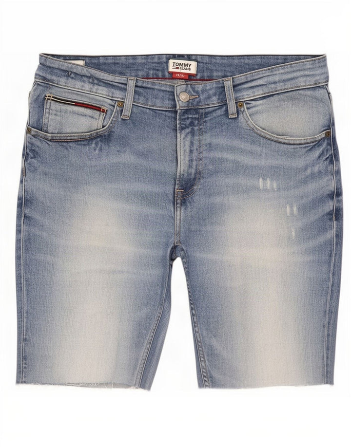 Tommy Hilfiger Herre Thavar Slim Denim Shorts W33 Medium Blue Cotton