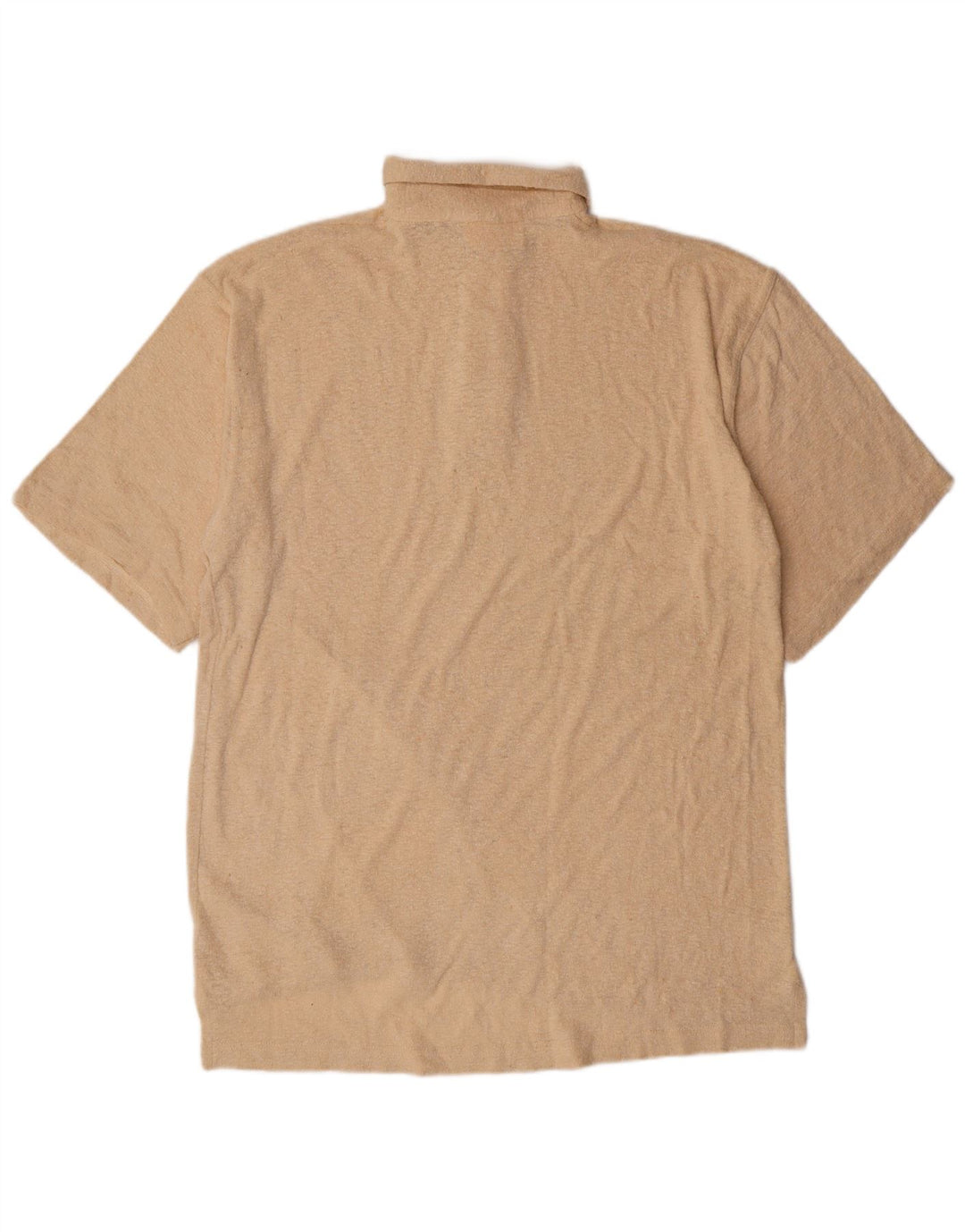 Lerros Kortærmet Polo Shirt til mænd Stor Beige Silke
