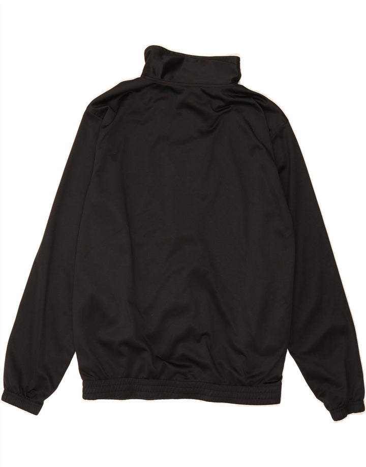 LOTTO Mens Tracksuit Top Jacket Medium Black Polyester Vintage Lotto and Second-Hand Lotto from Messina Hembry 