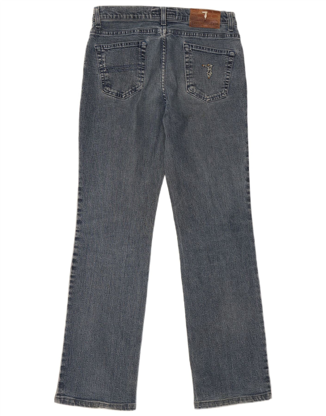 Trussardi lige jeans til kvinder W29 L30 blå bomuld