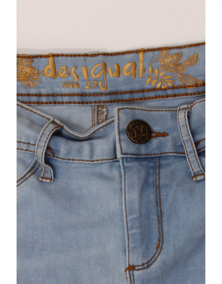 Desigual Dame Skinny Jeans W27 L31 Blå