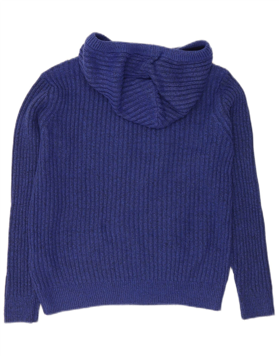 Marks & Spencer Dame Hættetrøje UK 14 Medium Blue Polyester