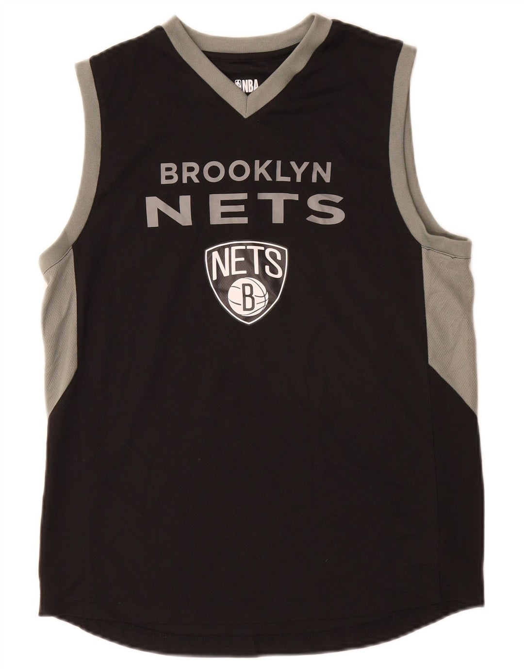 NBA Boys Brooklyn Nets Grafisk Vest Top 14-15 år Stor sort farveblok