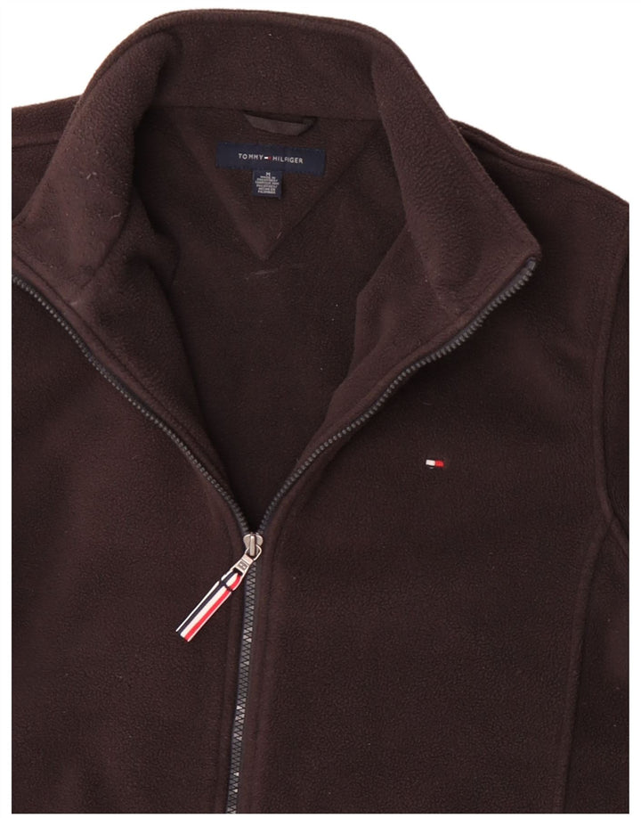 Tommy Hilfiger Herre Fleecejakke UK 38 Medium Grå Polyester