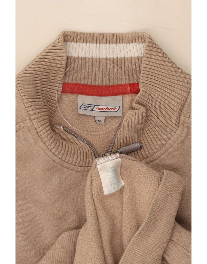 Reebok træningsdragt topjakke til kvinder UK 14 Medium Beige Bomuld