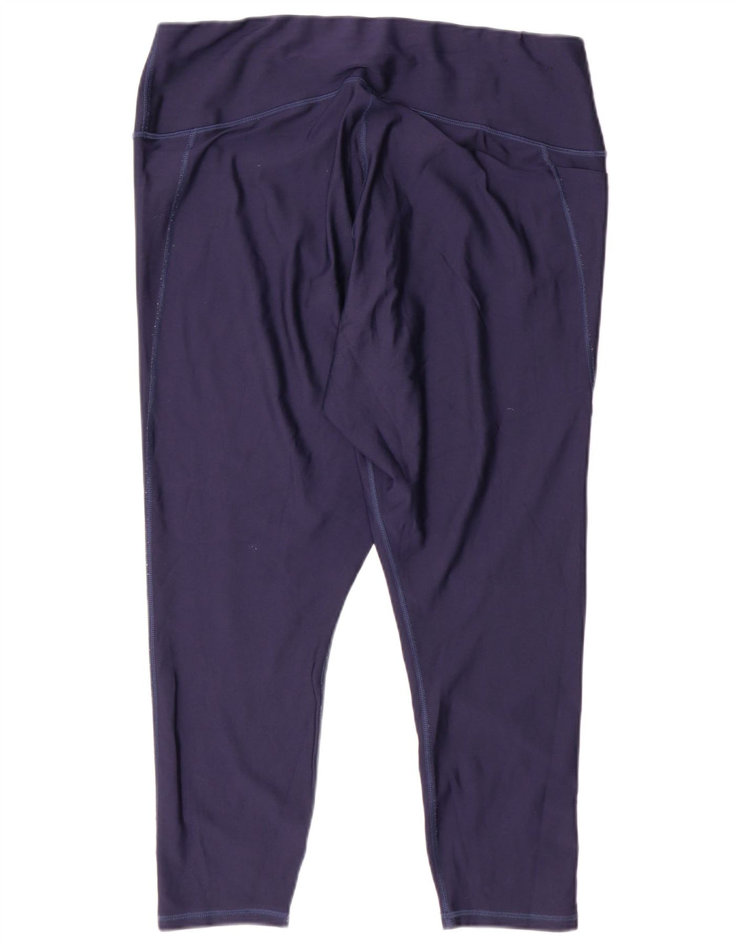 Under Armour Dame Compression Capri Leggings UK 20 2XL Navy Blue Sports