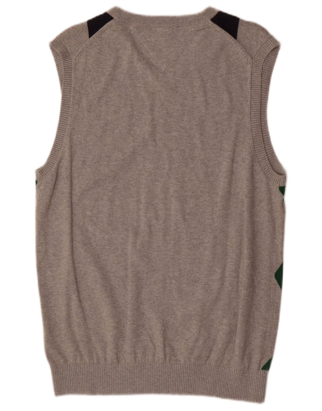 TOMMY HILFIGER Herrevest Tank Top Medium Grey Argyle/Diamond Bomuld