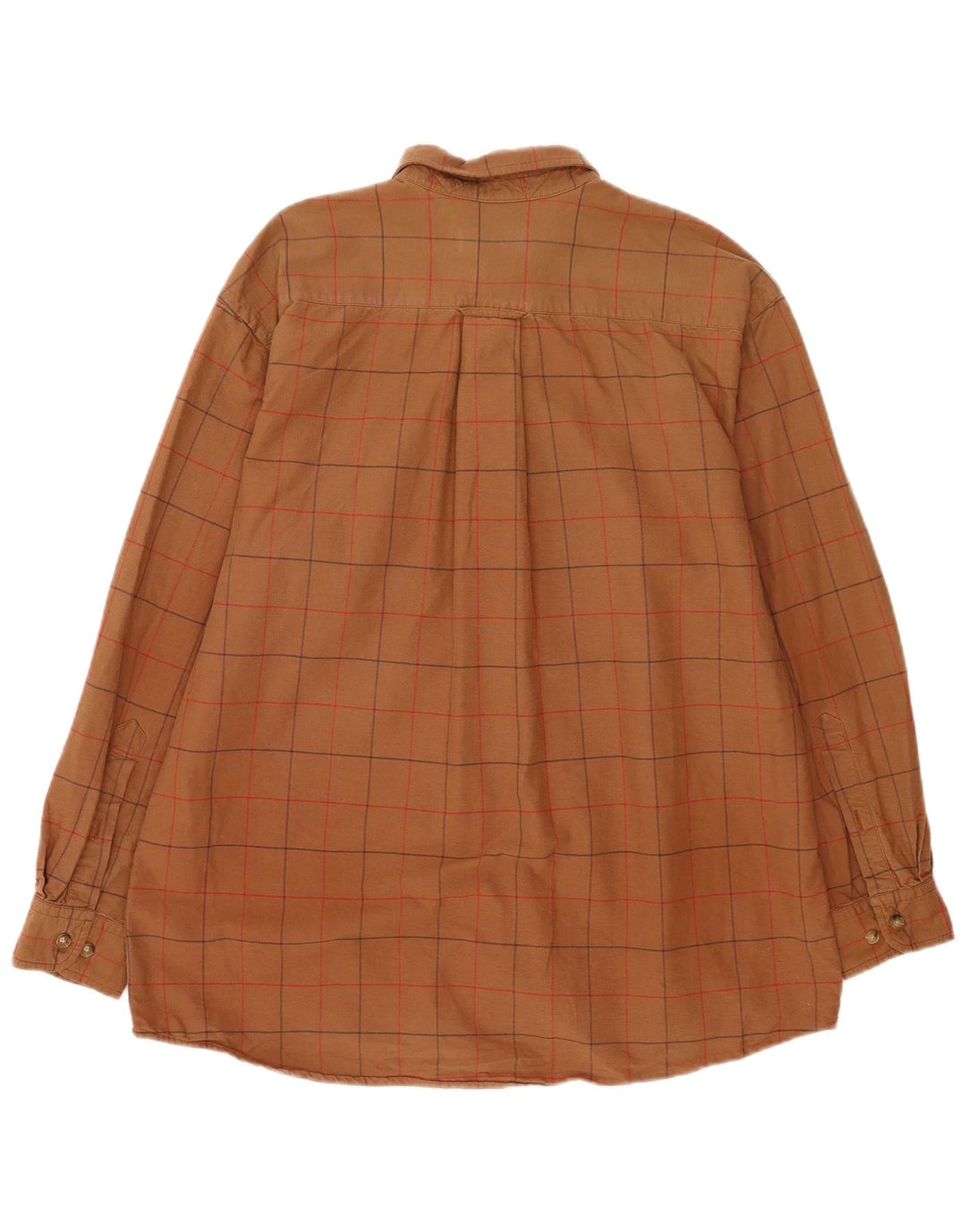 Orvis Herreskjorte Stor brun ternet bomuld