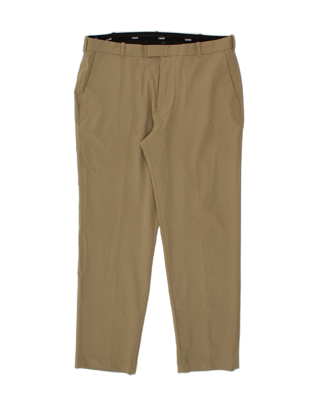 IZOD Mens Slim Suit Trousers W34 L28 Beige Polyester Vintage Izod and Second-Hand Izod from Messina Hembry 