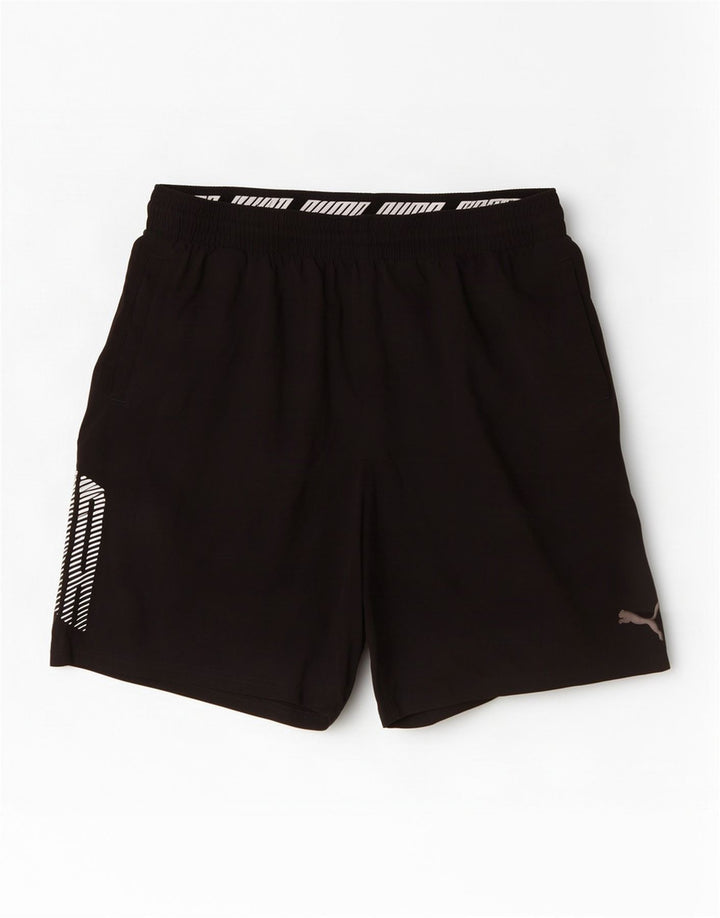 Puma Herre grafiske sportsshorts 2XL sort polyester
