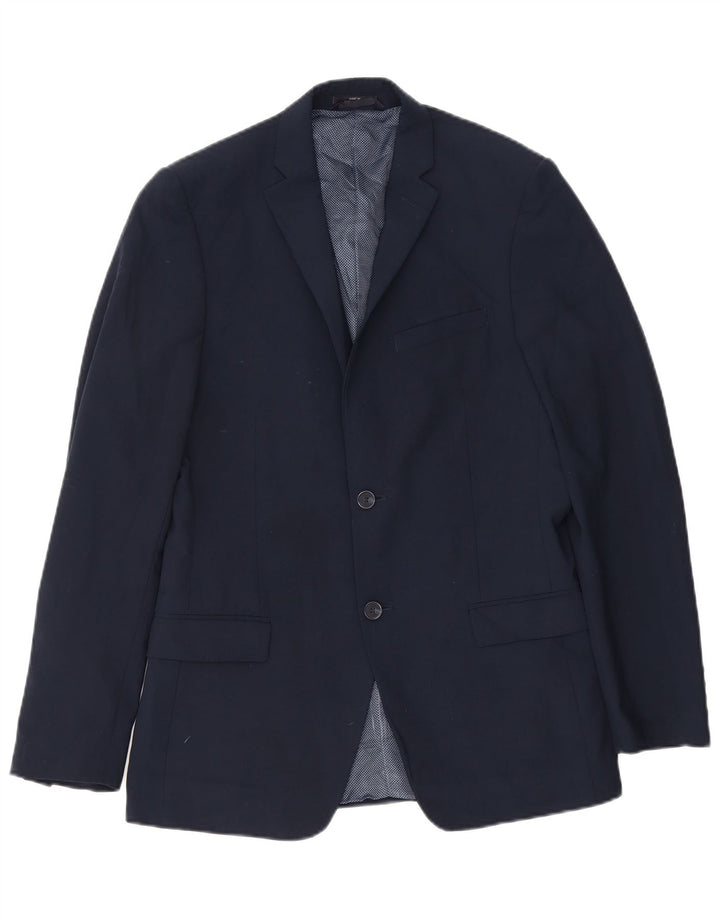 Marks & Spencer Herre 2 Button Slim Blazer Jacket UK 38 Medium Navy Blue