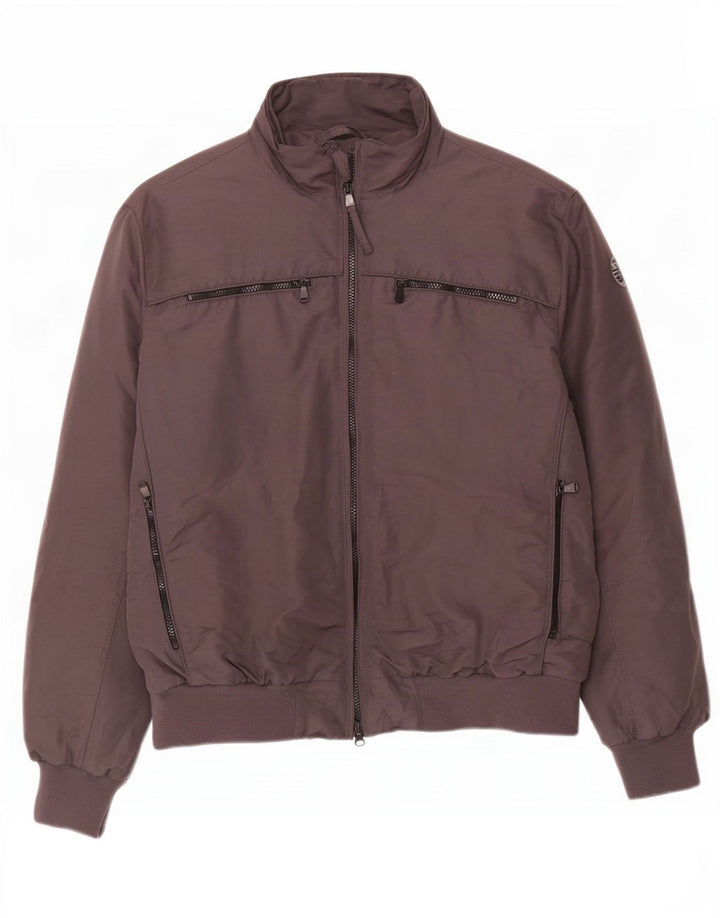 North Sails Herre Bomber Polstret Jakke UK 44 2XL Grå Polyester