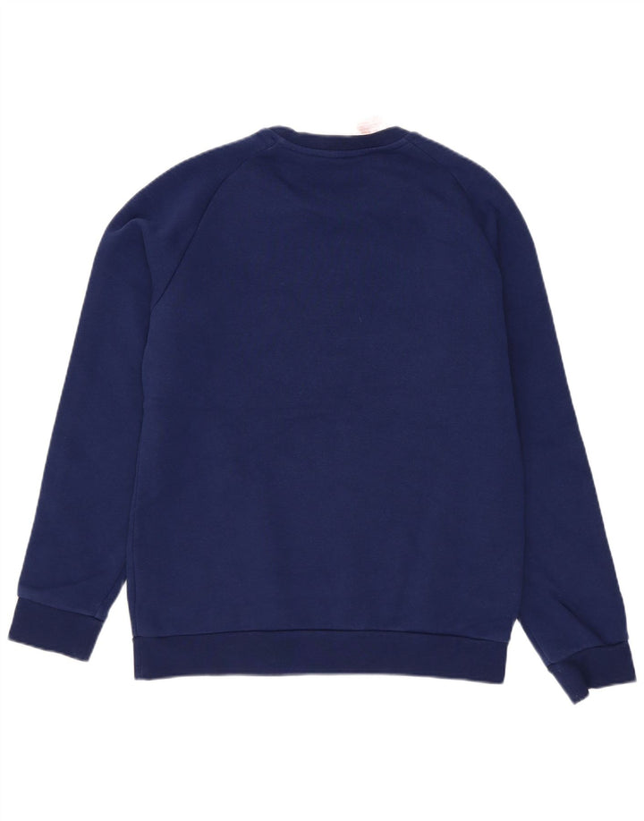 Adidas Boys Sweatshirt Jumper 11-12 år Marineblå Bomuld