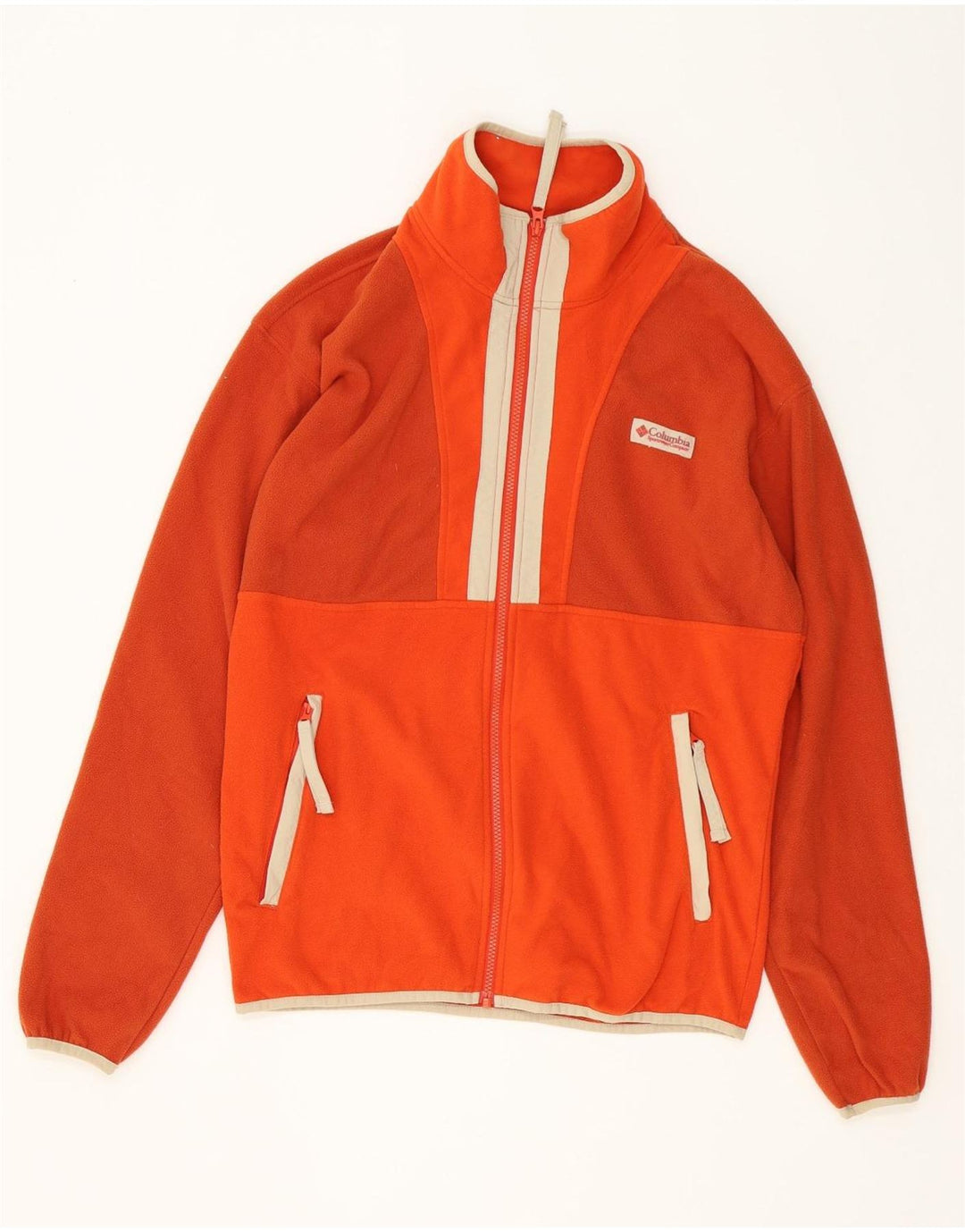COLUMBIA Fleecejakke til mænd UK 38 Medium Orange Polyester
