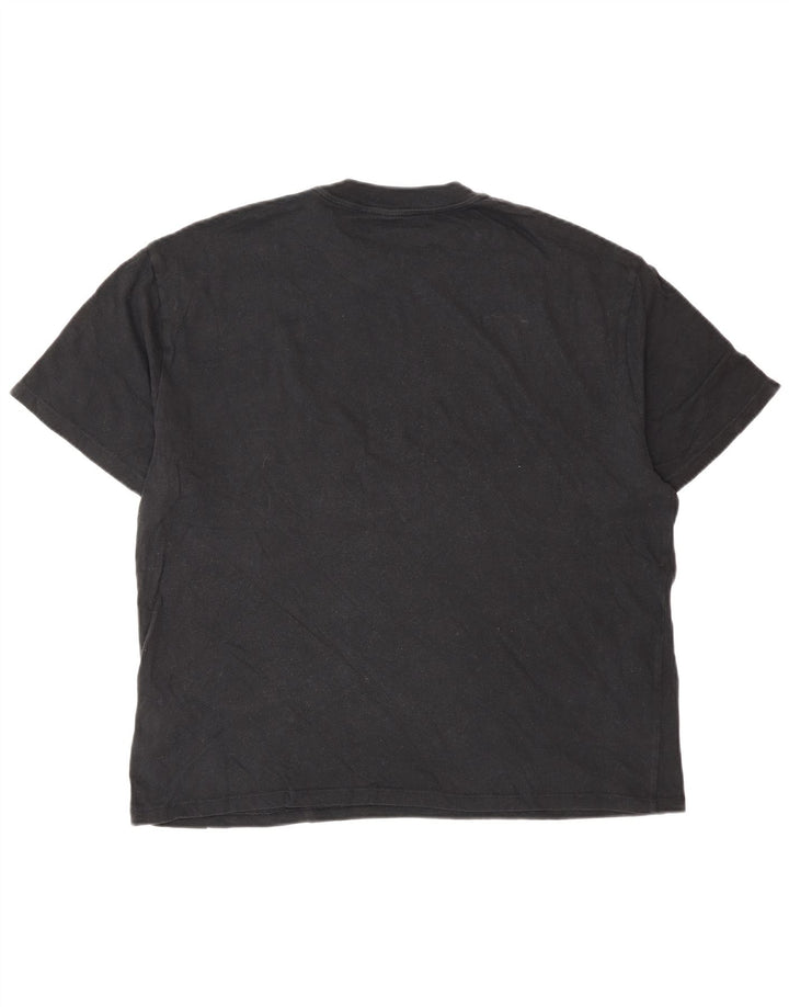 Abercrombie & Fitch Herre T-Shirt Top Medium Sort Bomuld