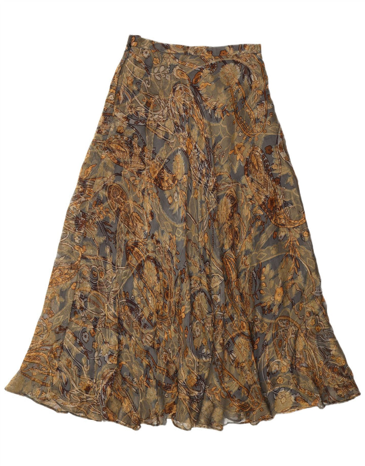 Giorgio Grati Dame Maxi Nederdel W26 Lille flerfarvet Paisley Viscose