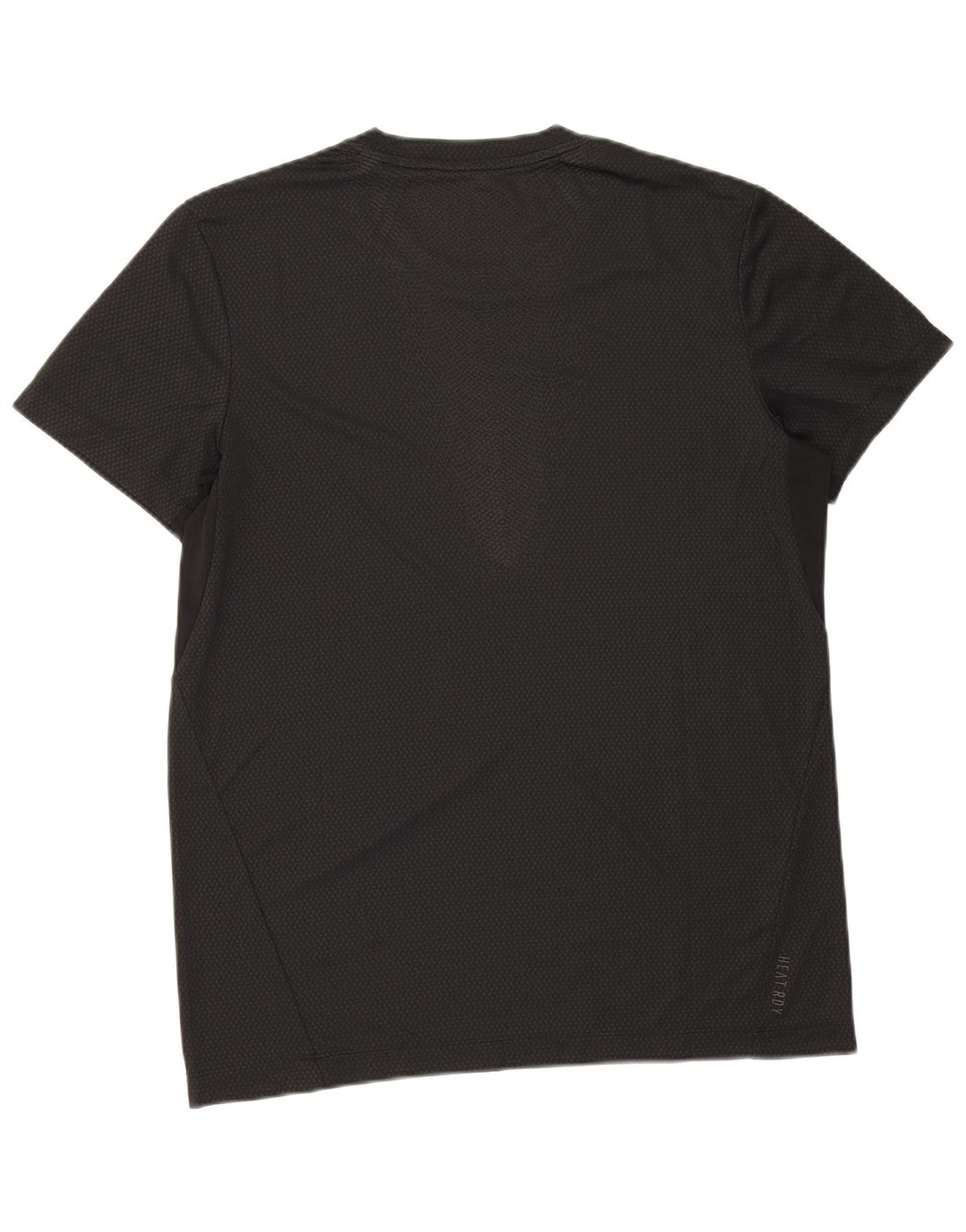 Adidas Herre T-Shirt Top Stor Sort Plettet Polyester