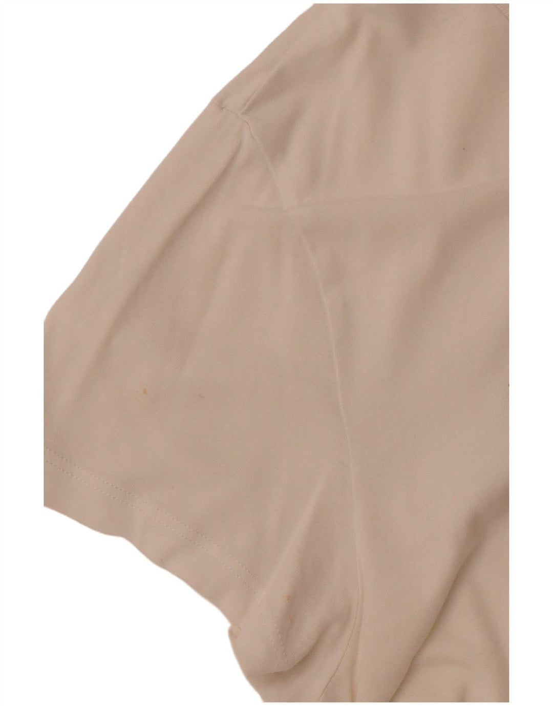 LEVI'S Grafisk T-shirt top til kvinder UK 12 Medium hvid bomuld