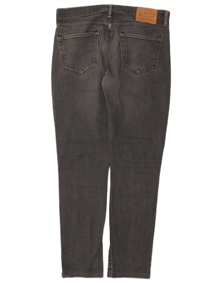 Levi's Herre 511 Slim Jeans W34 L30 Grå Bomuld