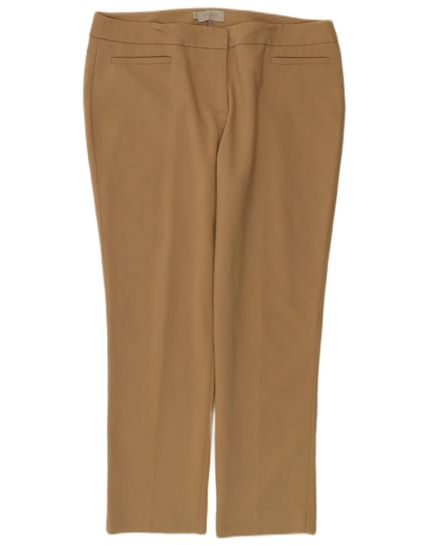 Hobbs Dame Slim Fit Casual Bukser UK 14 Large W34 L27 Beige Bomuld