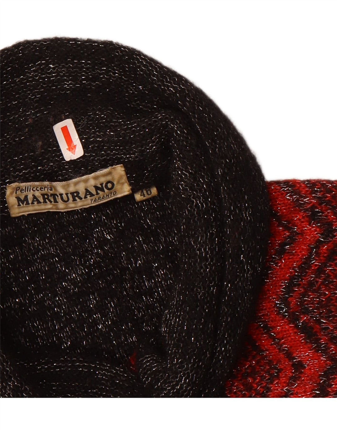VINTAGE Womens Roll Neck Jumper Sweater IT 46 Large Black Colourblock Vintage Vintage and Second-Hand Vintage from Messina Hembry 