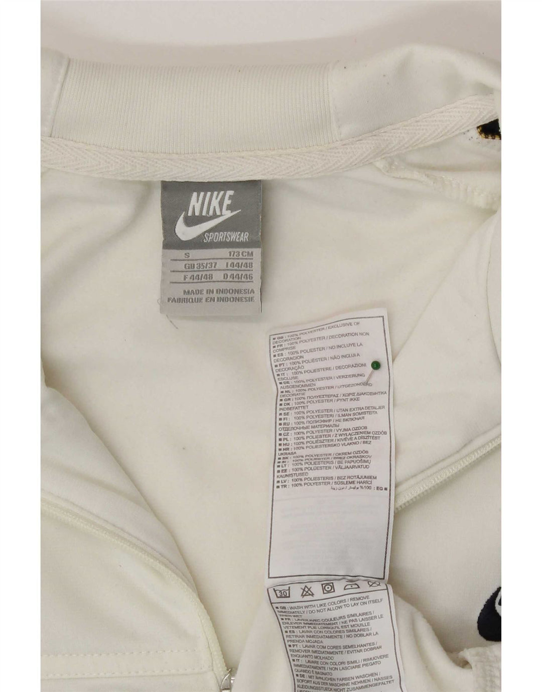 Nike Herre Regular Fit træningsdragt Topjakke Lille hvid Colourblock Sports