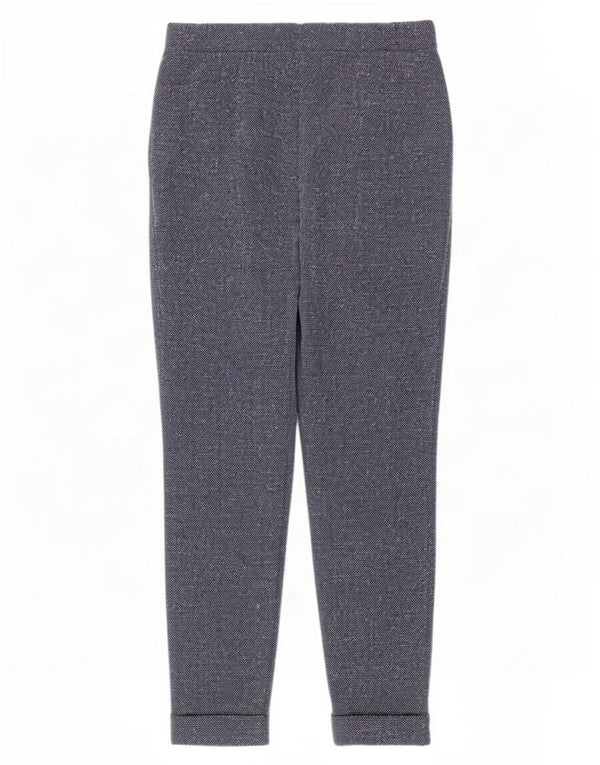 Marks & Spencer Dame Slim Casual Bukser UK 8 Small W26 L27 Blue Flecked