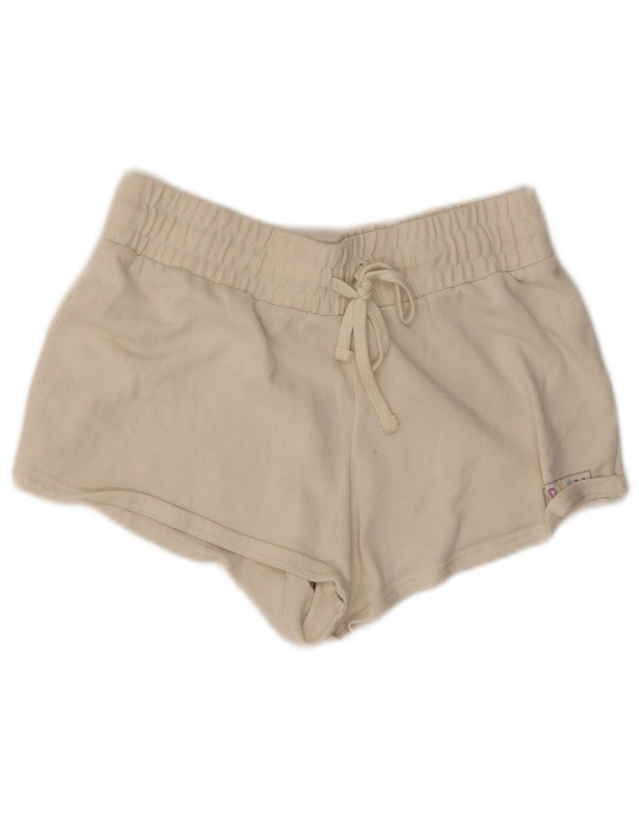 Hurley Womens Sports Shorts UK 14 Medium White