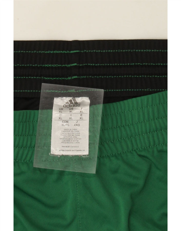 Adidas Herre Boston Celtics Sports Shorts XL Grøn Colourblock Polyester