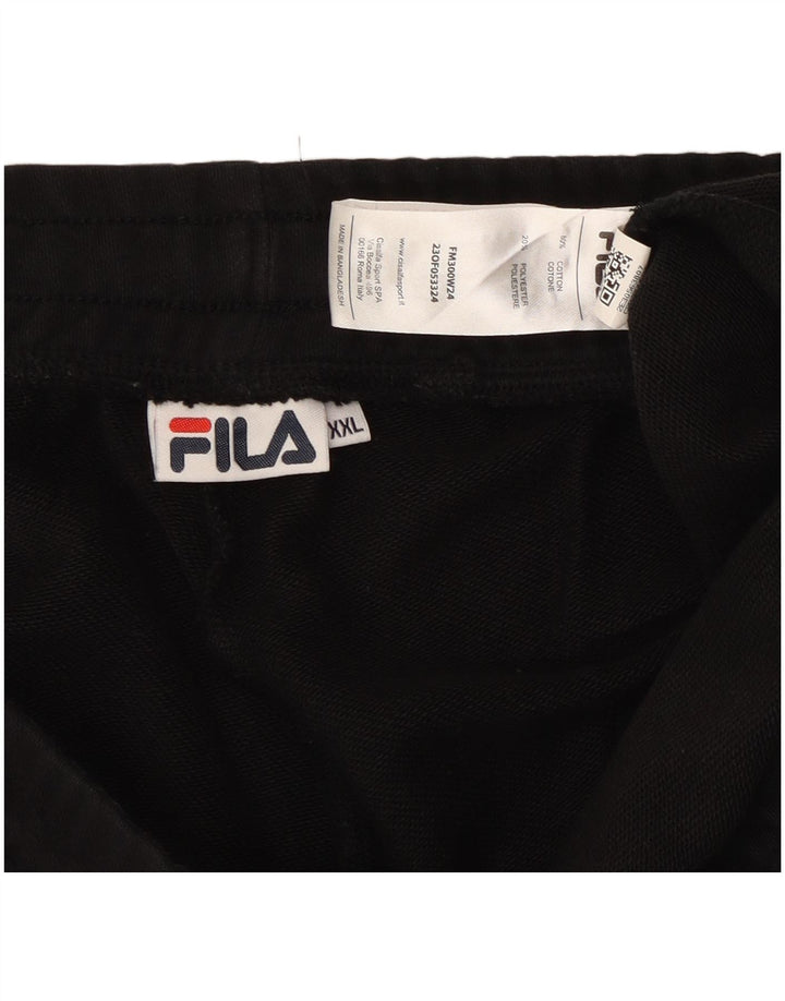 Fila Herre træningsdragt Bukser Joggers 2XL Sort Bomuld