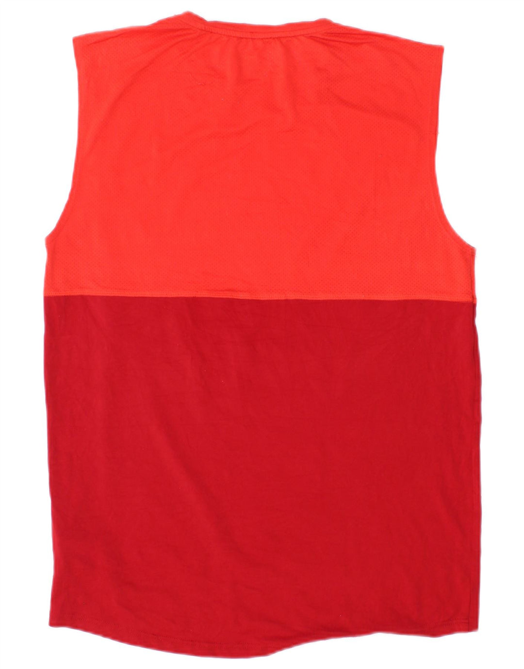 RUSSELL ATHLETIC Herre Dri-Power Vest Top Lille Rød Colourblock Polyester